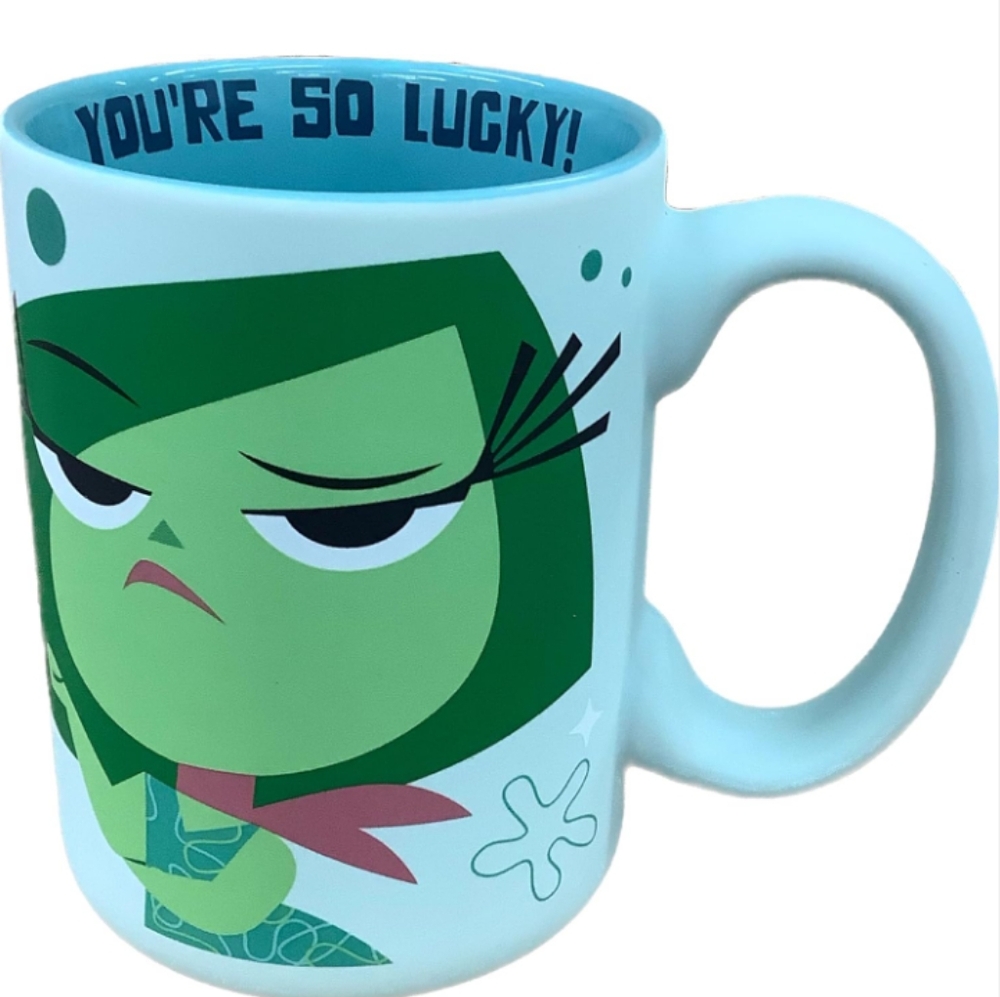 Disney Pixar, Inside Out 2, Coffee Mug, "Disgust And Envious, Size 14 oz,